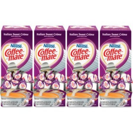 NESTLE Coffee-mate¬Æ Liquid Coffee Creamer, Italian Sweet Creme, 0.38 oz Mini Cups, 200/Carton 5000084652